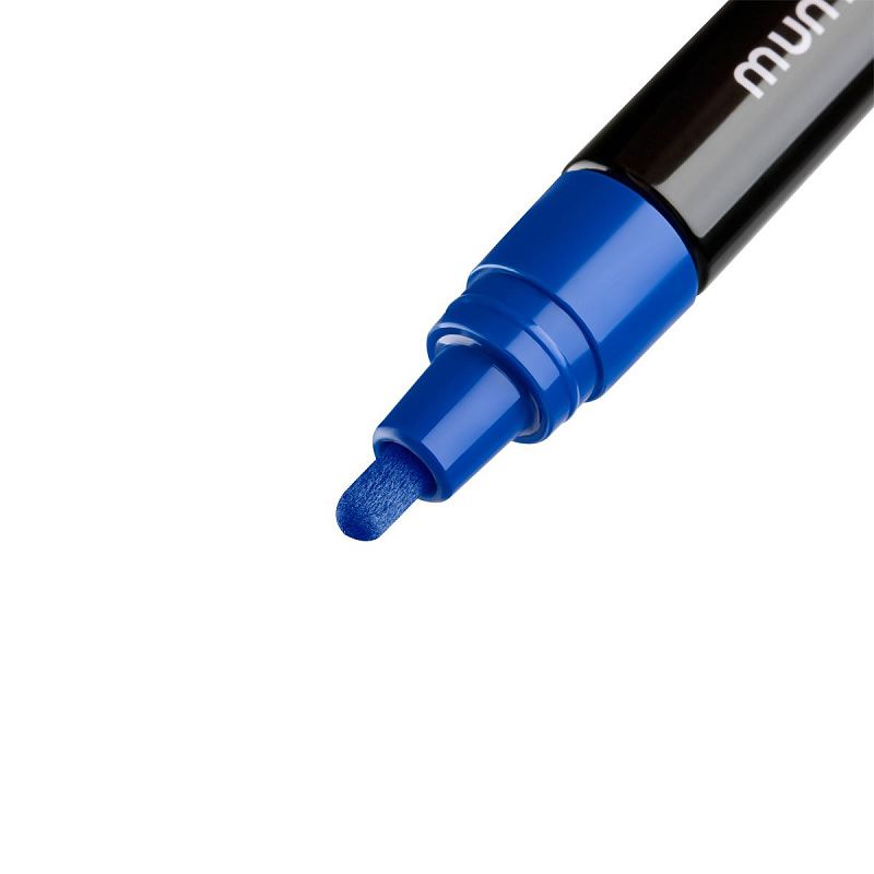 Маркер-краска MunHwa "Professional Paint Marker" синяя, 4мм, нитро-основа 