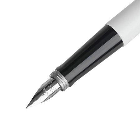 Ручка перьевая Parker "Jotter Originals White Chrome CT" синяя, 0,8мм, подарочная упаковка 