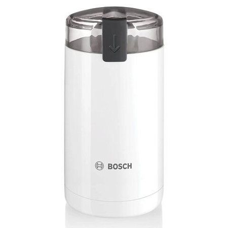 Кофемолка BOSCH MKM6000, мощность 180 Вт, вместимость 75 г, пластик, белая