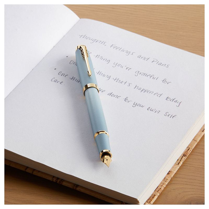 Ручка перьевая Parker "IM Rituals GREEN Gradient GT" синяя 0,8мм, подарочная упаковка 