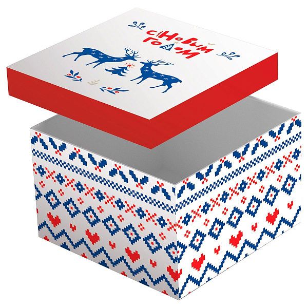 Коробка складная подарочная MESHU "Nordic", (15*15*15см)