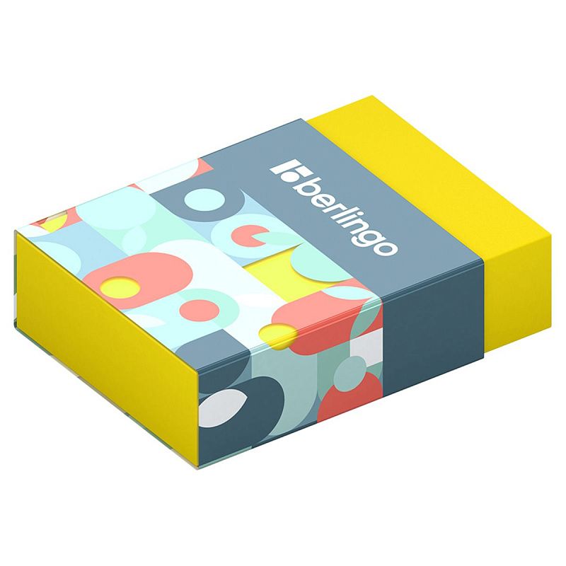 Ластик Berlingo "Balance", Eco-PVC, пластиковый держатель с печатью, 45*32*11мм 