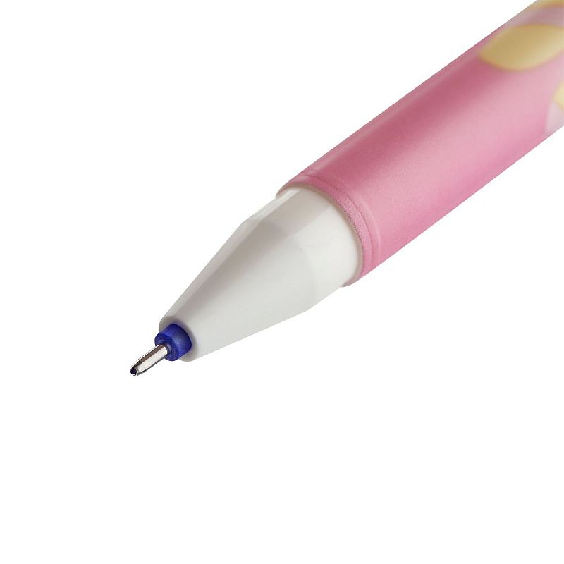 Ручка гелевая стираемая MESHU "Ice cream" синяя, 0,5мм, корпус ассорти, с топпером 