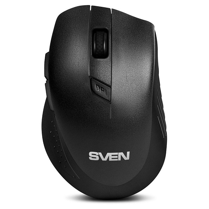 Комплект беспроводной клавиатура + мышь + коврик Sven KB-C3800W, USB, черный