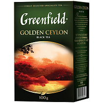 Чай Greenfield "Golden Ceylon", черный листовой, 100г