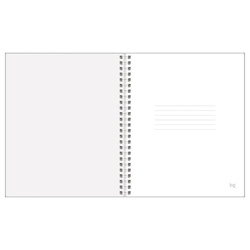 Тетрадь 80л., А5, клетка на гребне BG "Невесомость", soft-touch ламинация, твердая обложка