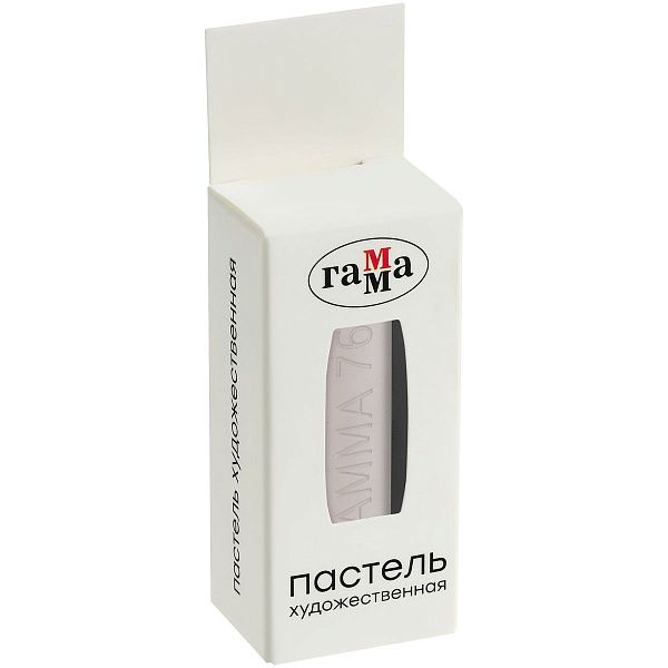 Пастель художественная Гамма, серая розовая № 763, штучная, картон.упак.
