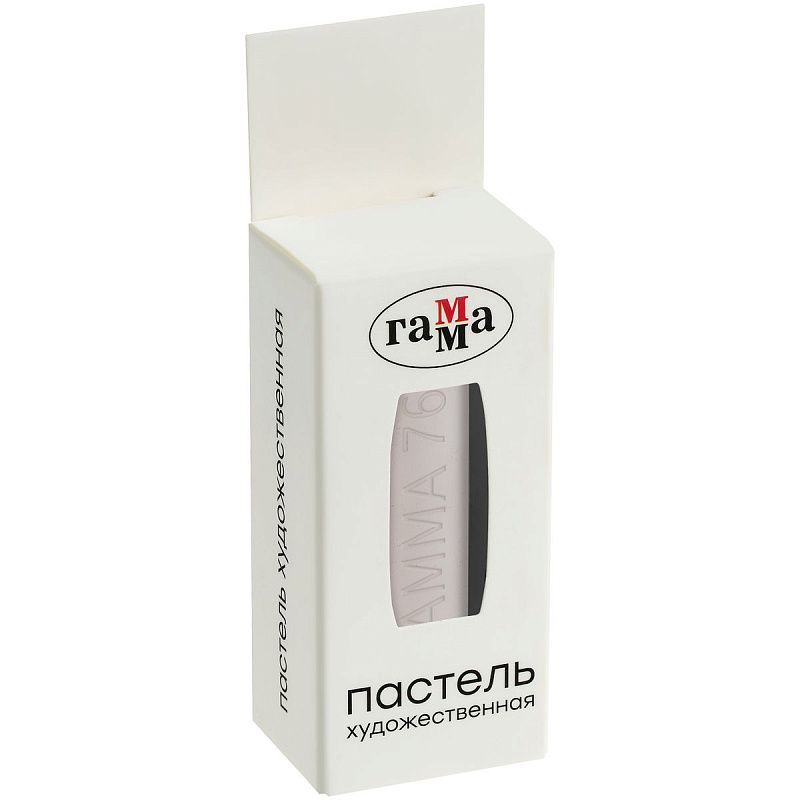 Пастель художественная Гамма, серая розовая № 763, штучная, картон.упак.