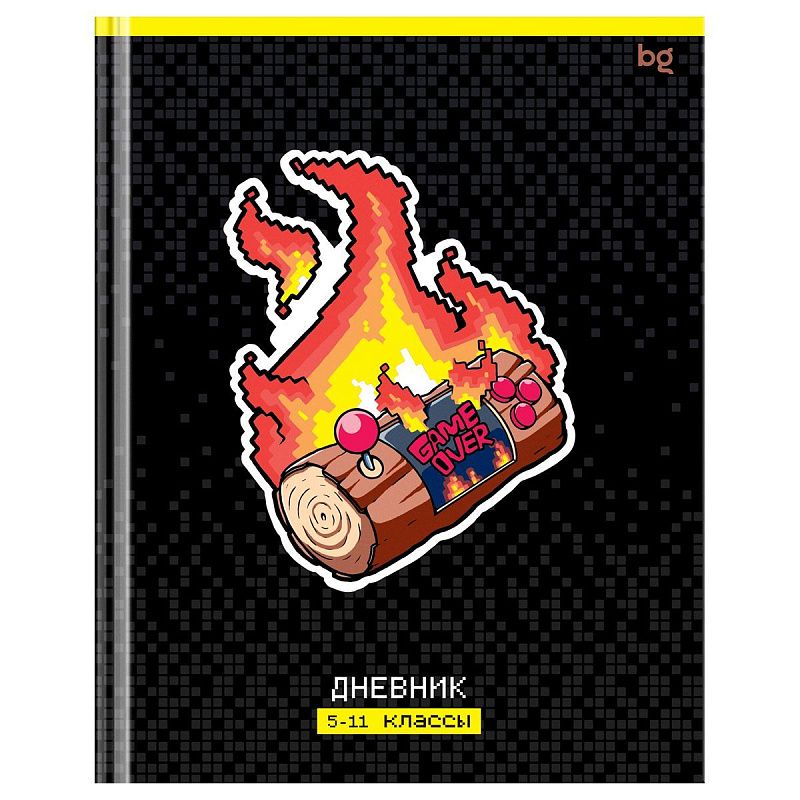 Дневник 5-11 кл. 48л. (твердый) BG "Game over", глянцевая ламинация