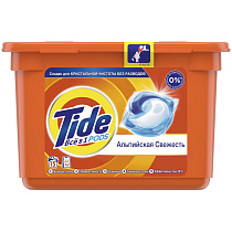 Капсулы для машинной стирки Tide "Альпийская свежесть", 3в1 Pods, 15шт.*22,8г (ПОД ЗАКАЗ) 