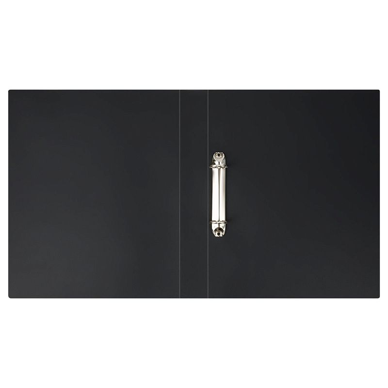 Папка на 2 кольцах OfficeSpace "Вита" А4, 40мм, 500мкм, пластик, черная 