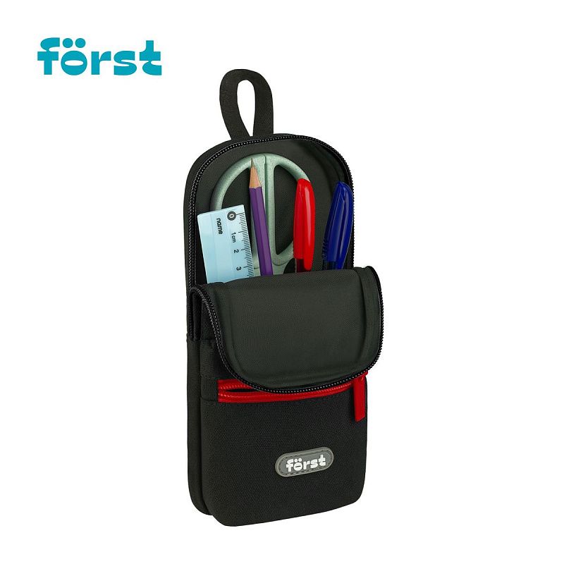 Пенал мягкий 1 отделение, 1 карман, 210*90*40 Först "Score", текстиль 