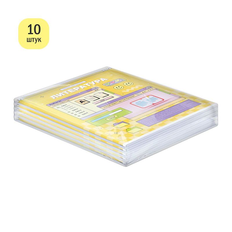 Тетрадь предметная 48л. ArtSpace "Пиксель" - Литература, эконом