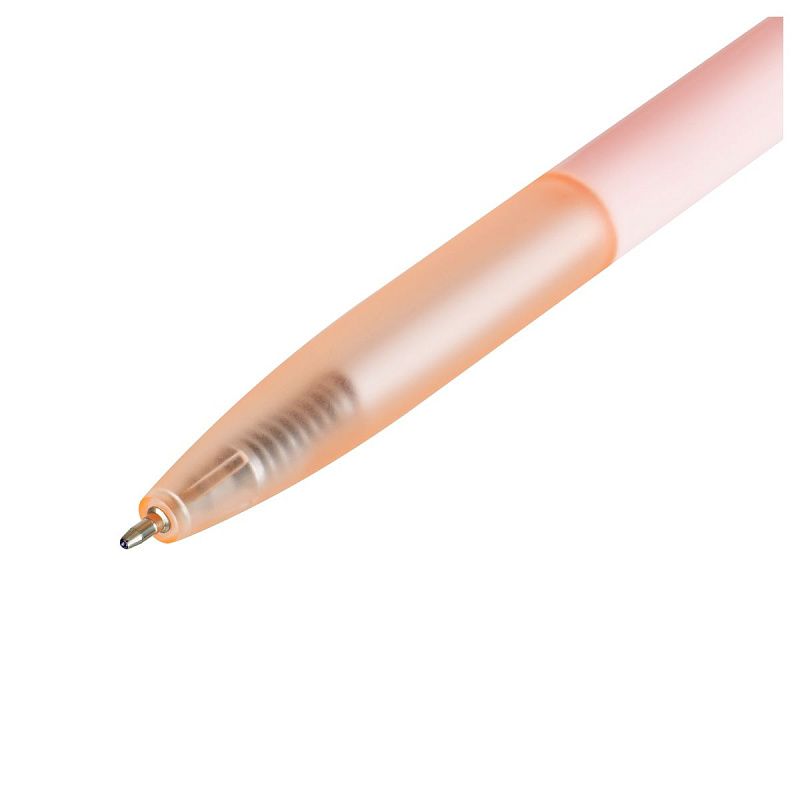 Ручка шариковая автоматическая MESHU "Funny friends" синяя, 0,7мм, корпус ассорти, с топпером 