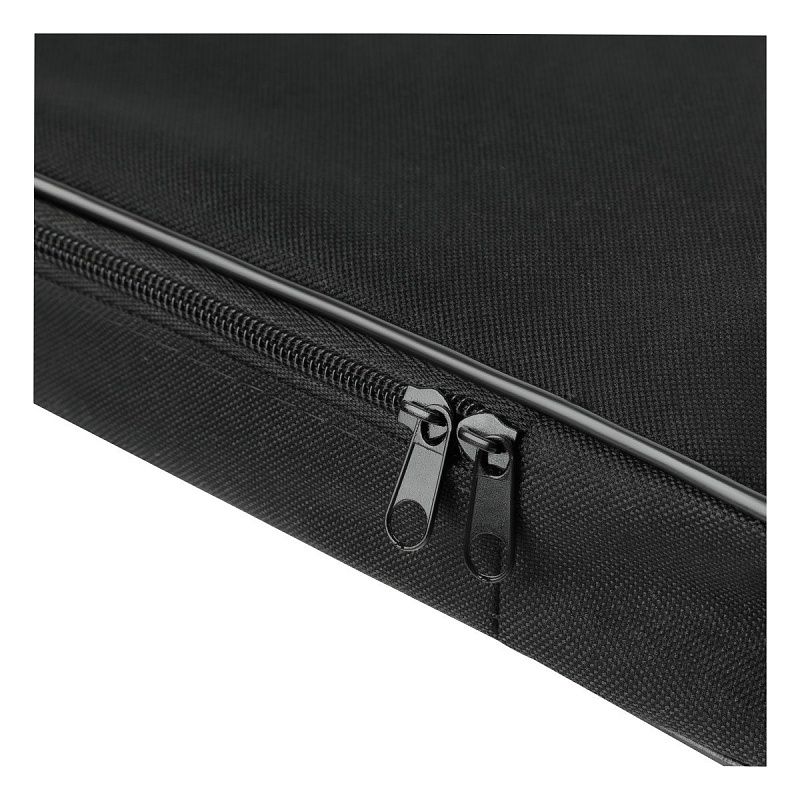 Сумка деловая OfficeSpace "Ancona" ткань, черный, 2 отделения, молния 