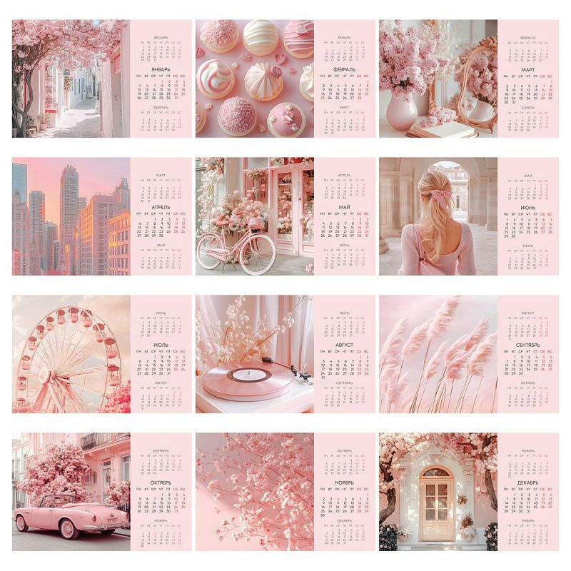 Календарь-домик, 160*105 мм BG "Навстречу мечтам", на гребне, 2026г.