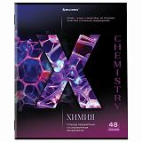 Тетрадь предметная "КЛАССИКА SCIENCE" 48 л., обложка картон, ХИМИЯ, клетка, подсказ, BRAUBERG, 404817