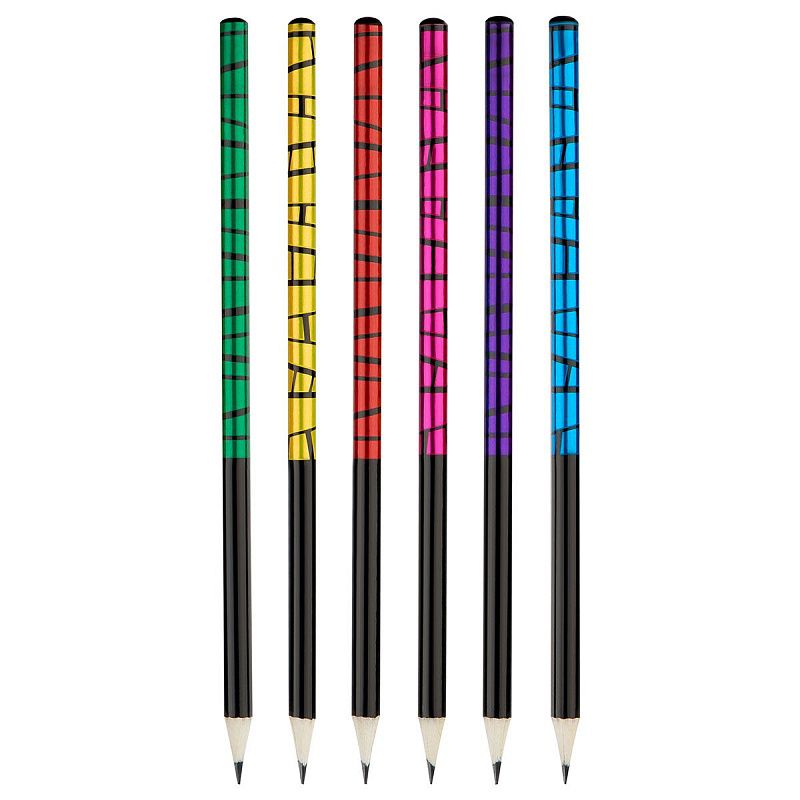 Карандаш ч/г Красин "Паттерн" ТМ (НВ),  кругл., заточен., ассорти. 