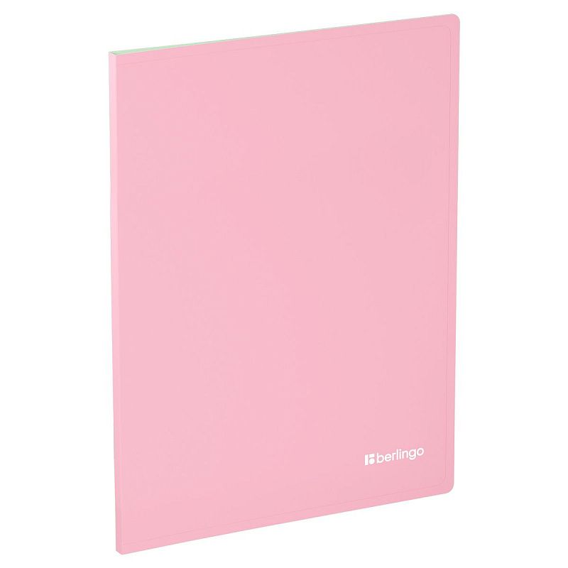 Папка с 10 вкладышами Berlingo "Haze", 9мм, 600мкм, с внутр. карманом, софт-тач, ассорти 