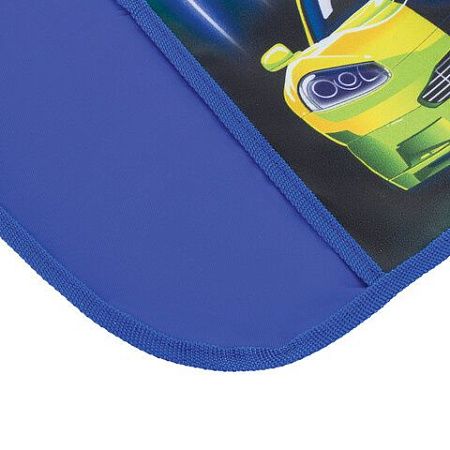 Набор для уроков труда ЮНЛАНДИЯ, клеенка ПВХ, фартук с нарукавниками, "Neon car", 270198 