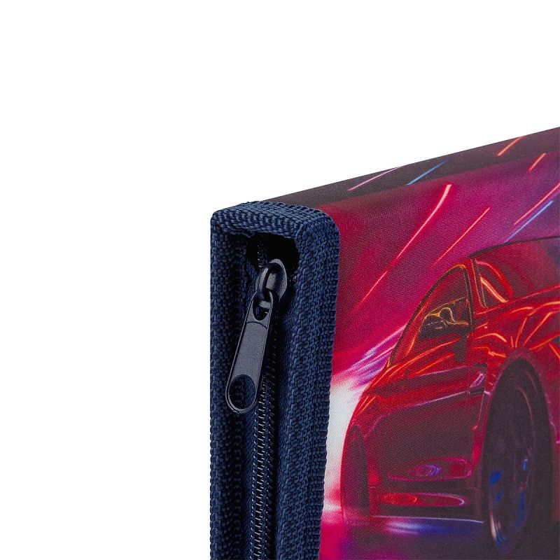 Пенал 1 отделение, 200*130 ArtSpace "Speed", доп. секция, ткань 