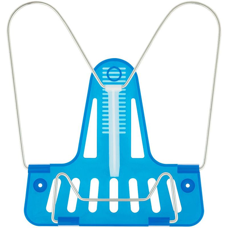 Подставка для книг СТАММ "Премиум", неоновая синяя 