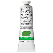 Краска масляная профессиональная Winsor&Newton "Artists Oil", 37мл, беcкадмиевый бледно-зеленый