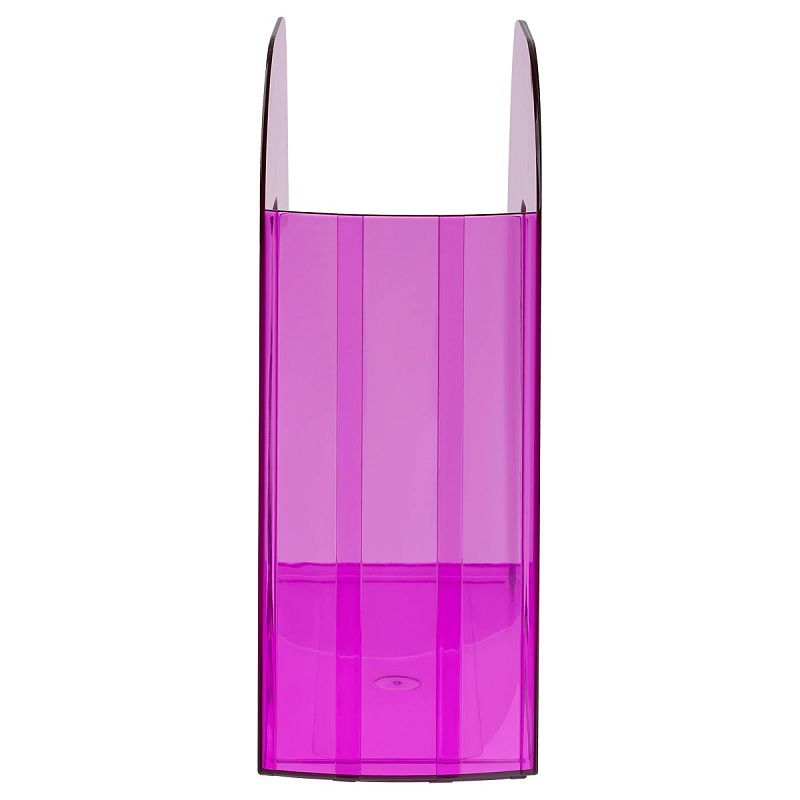 Лоток для бумаг вертикальный СТАММ "Фаворит", тонированный фиолетовый, ширина 90мм