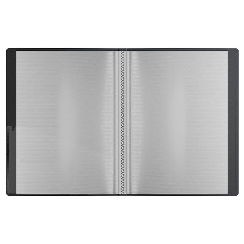 Папка с 10 вкладышами Berlingo "Your Way" А4, 17мм, 600мкм, черная, с внутр. карманом 