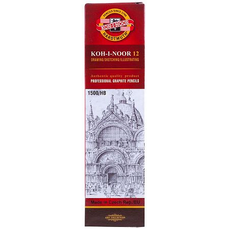 Карандаш ч/г Koh-I-Noor "1500" HB, заточен. 