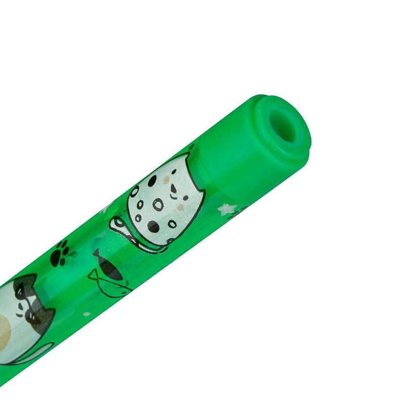 Карандаш сегментный ArtSpace "День кота", с ластиком, ассорти 