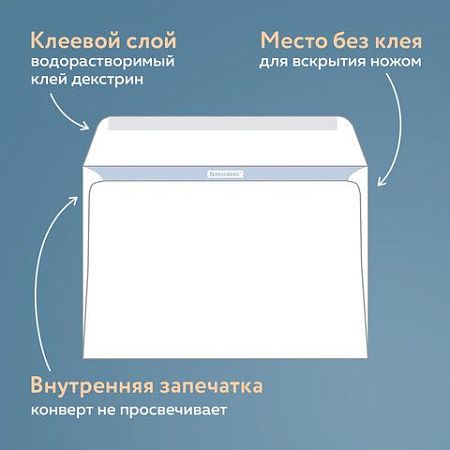 Конверты С4 (229х324 мм), клеевой слой, Куда-Кому, внутренняя запечатка, 90 г/м2, КОМПЛЕКТ 50 шт., BRAUBERG, 112178, С4НПР-50(BRAUBE