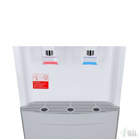 Кулер для воды ECOTRONIC J21-LCE напольный, НАГРЕВ/ОХЛАЖДЕНИЕ ЭЛЕКТРОННОЕ, шкаф, 2 крана белый 12562