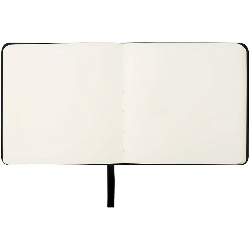 Скетчбук 80л., 120*120 Гамма "Студия", черный, твердая обложка, на резинке, слоновая кость, 140г/м2