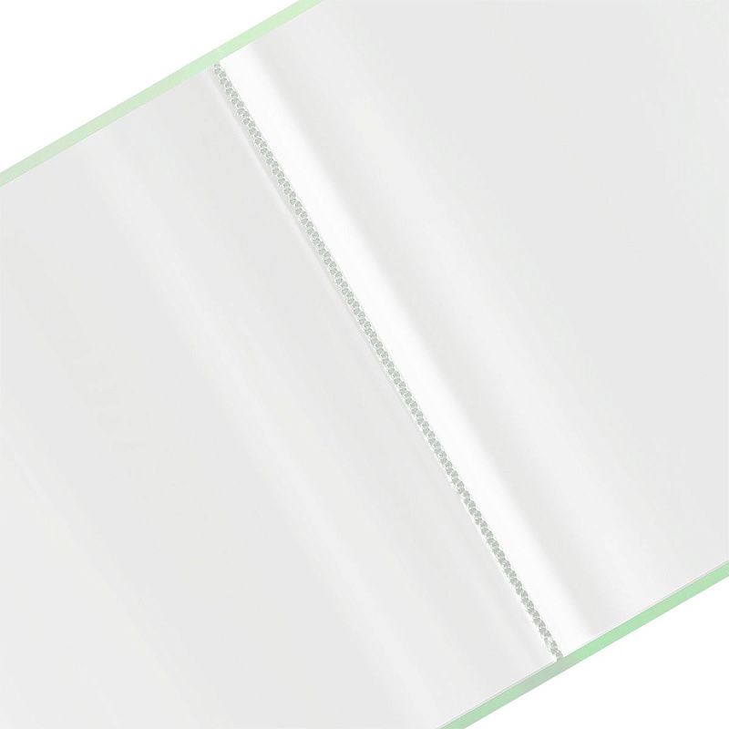 Папка с 40 вкладышами СТАММ "Сияние" А4, 21мм, 700мкм, пластик, белый 