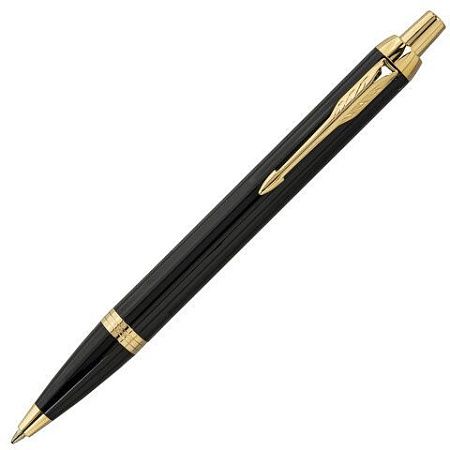 Ручка шариковая PARKER "IM Core Black Lacquer GT", ежедневник А5 черный, пакет, 880899 