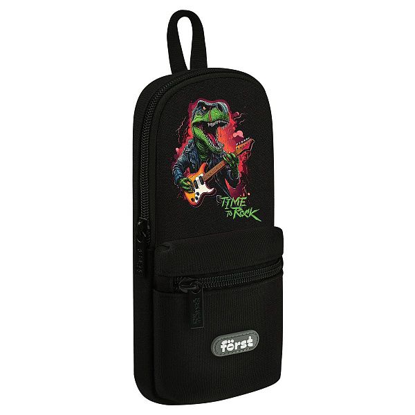 Пенал мягкий 1 отделение, 1 карман, 210*90*40 Först "Time to rock", текстиль