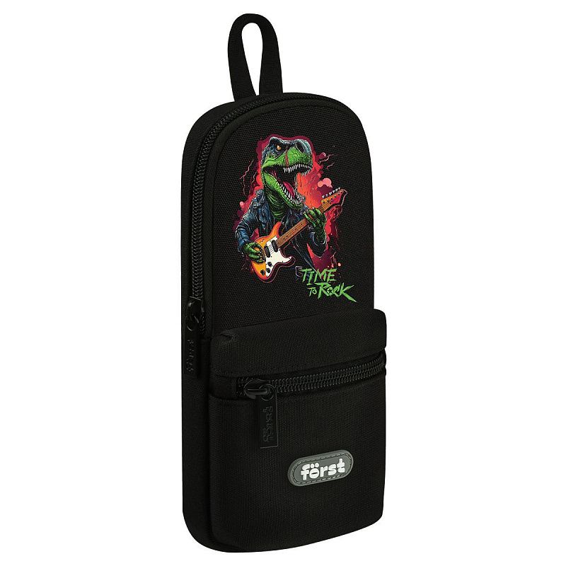 Пенал мягкий 1 отделение, 1 карман, 210*90*40 Först "Time to rock", текстиль