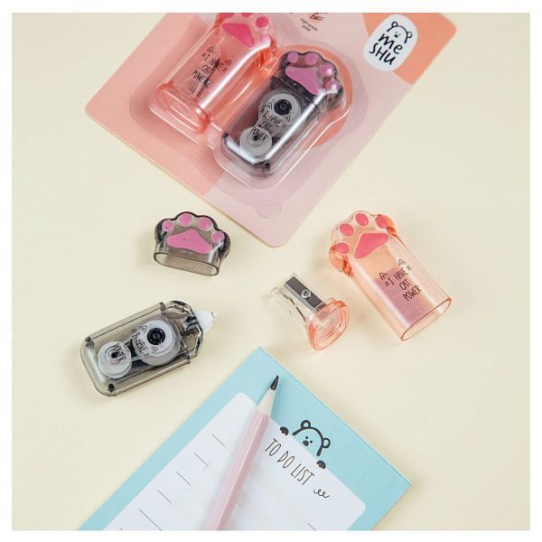 Набор канцелярских принадлежностей MESHU "Say Meow", 2 предмета, блистер