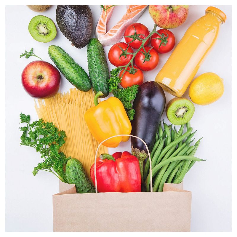 Пакет бумажный "Крафт" с кручеными ручками, 22*12*25см, 70г/м2