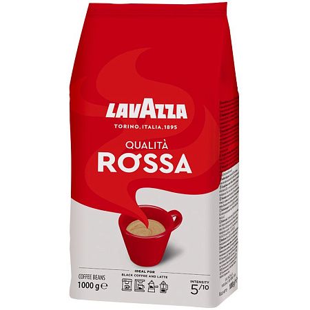 Кофе в зернах Lavazza "Qualità. Rossa", вакуумный пакет, 1кг