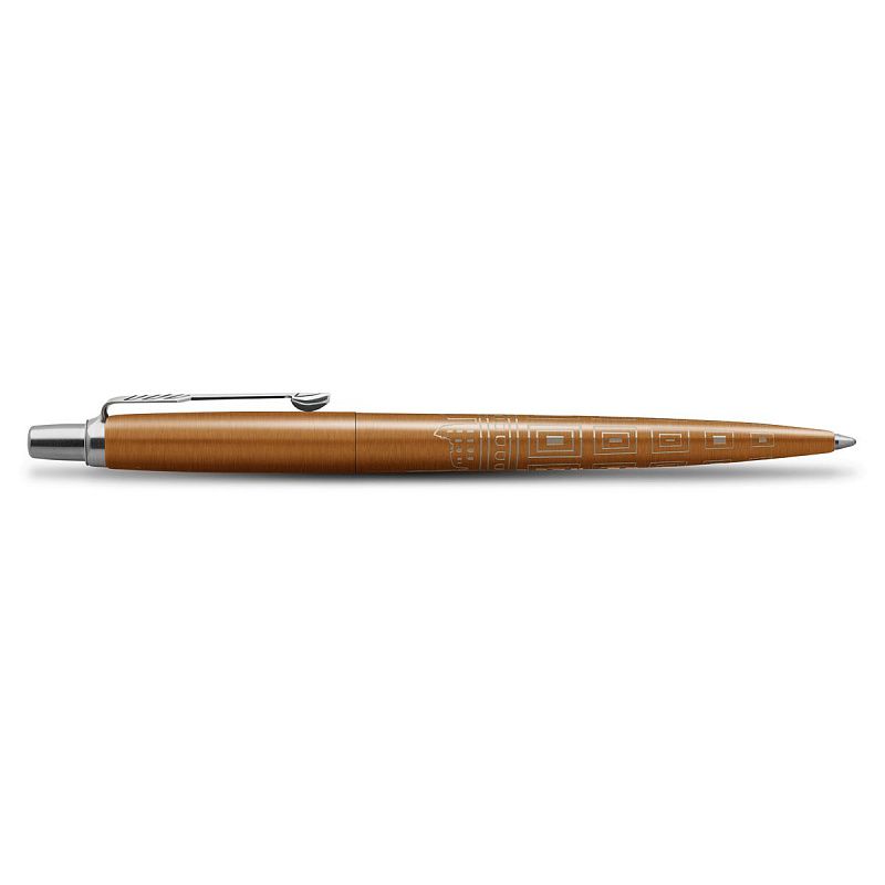 Ручка шариковая Parker "Jotter Rome Bronze CT" синяя, 1,0мм, кнопочн., подарочная упаковка 