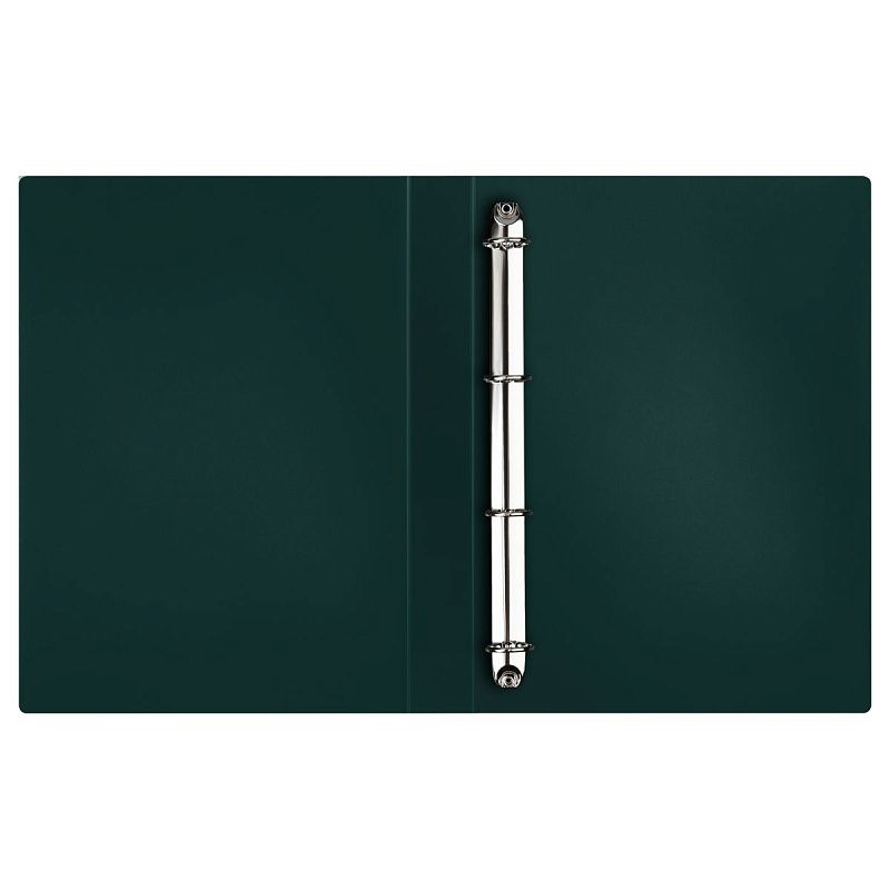 Папка на 4 кольцах СТАММ "Герб" А4, 40мм, 700мкм, пластик, изумруд 