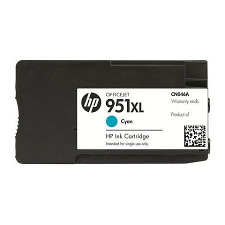 Картридж струйный HP (CN046AE) OfficeJet 8100/8600 №951XL, голубой, оригинальный 