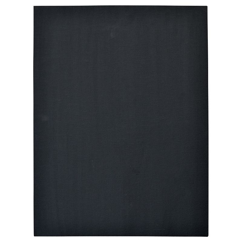 Холст на МДФ Гамма "Студия", 30*40см, цвет черный, 100% хлопок, 280г/м2, мелкое зерно
