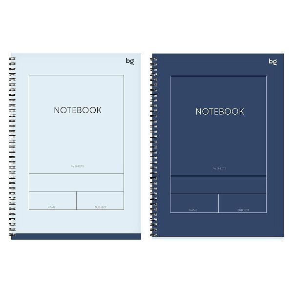 Тетрадь 96л., А4, клетка, на гребне BG "Mono style"