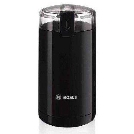 Кофемолка BOSCH MKM6003, мощность 180 Вт, вместимость 75 г, пластик, черная