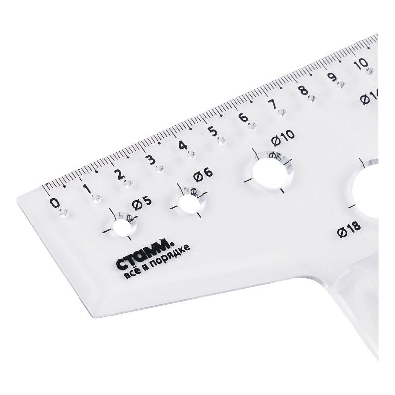 Рейсшина 30см СТАММ, металлический ролик, картонная коробка 