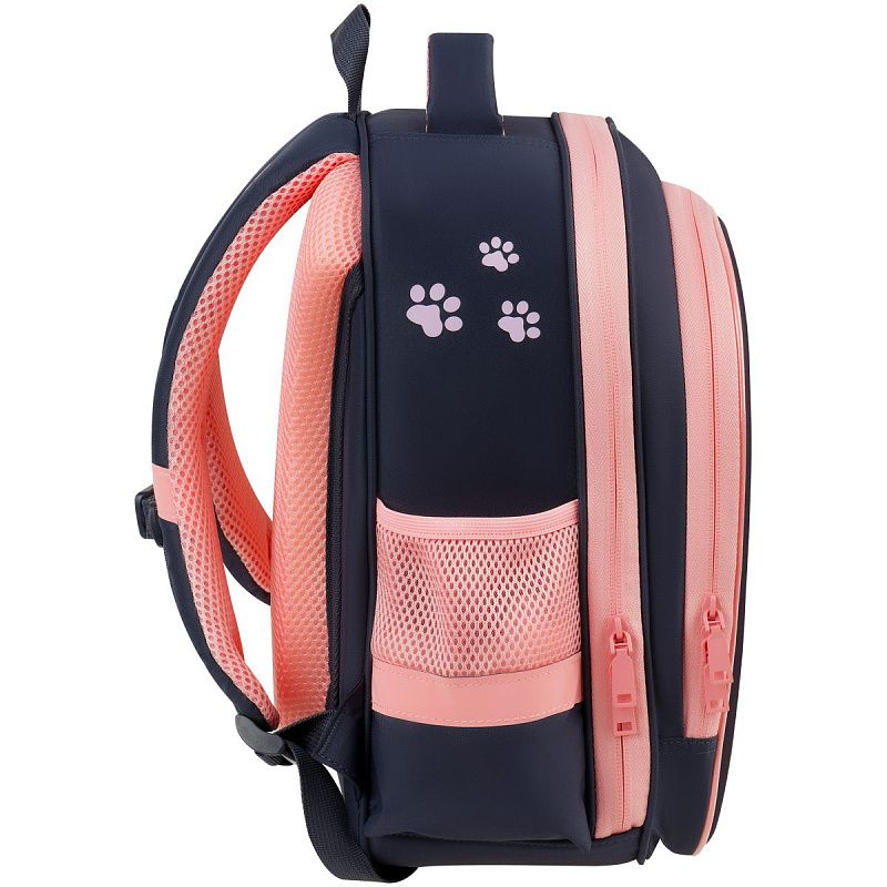 Ранец ArtSpace School Friend Light "Cute Paws" 35*29*12см, 2 отделения, 2 кармана, анатомическая спинка 