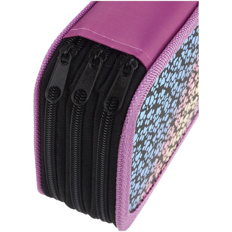 Пенал 3 отделения, 190*110 ArtSpace "Shiny", ламинированный картон, фольга 